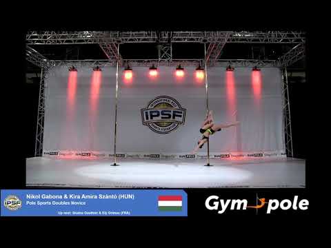 WPSC19 - Pole Sports - Doubles Novice - Nikol Gabona & Kira Amira Szántó - Hungary