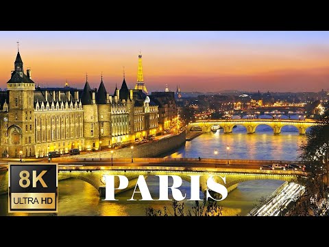 Paris 🇫🇷 France. Travel around paris with 8k HDR video