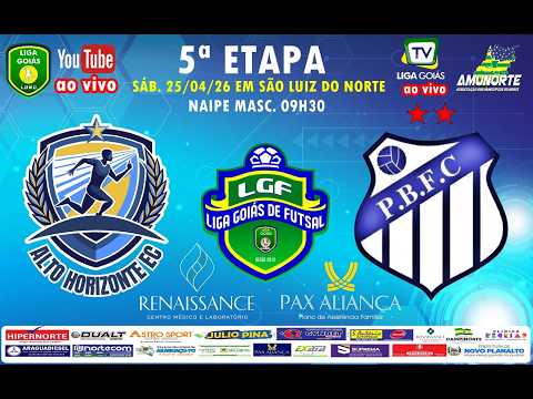 LIGA GOIÁS 2026 - PADRE BERNARDO X ALTO HORIZONTE - MASC