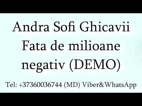 Andra Sofi Ghicavii - Fata de milioane (Negativ) DEMO