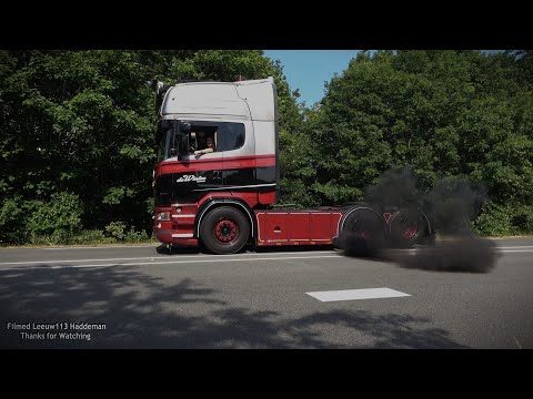 Passion for trucks 🚛- Best of Scania V8 Old School Trucks - Scania V8/L6 open pipes Sound 4K UHD
