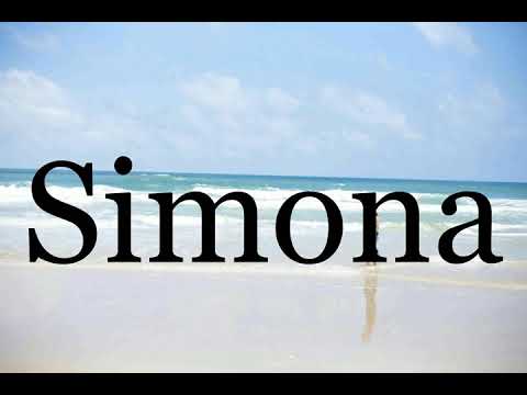 How To Pronounce Simona🌈🌈🌈🌈🌈🌈Pronunciation Of Simona