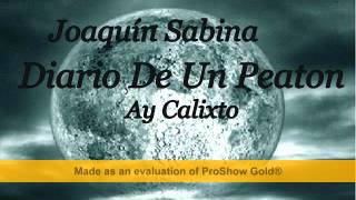 Joaquín Sabina   Diario De Un Peaton   Ay Calixto