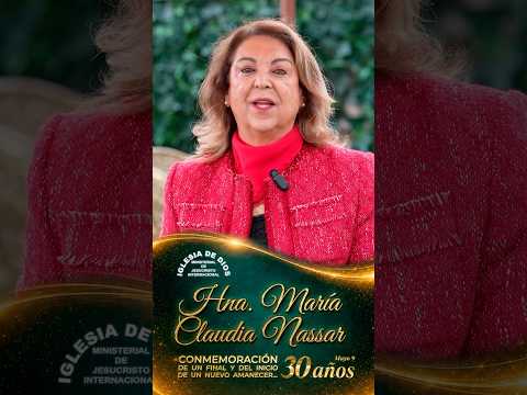 Conmemoración 30 años: Hna. María Claudia Nassar #IDMJI