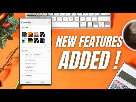 Brand New update adds new feature on this Samsung Reminder App !