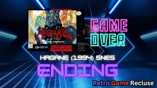 Hagane (1994) SNES Super Nintendo ending [Retro Gaming]