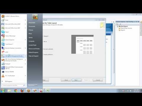 Fast Track - SSRS with Sql Server Training Part 1