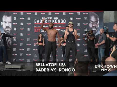Bellator 226 FULL CARD Ceremonial Weigh-ins | Unknown MMA