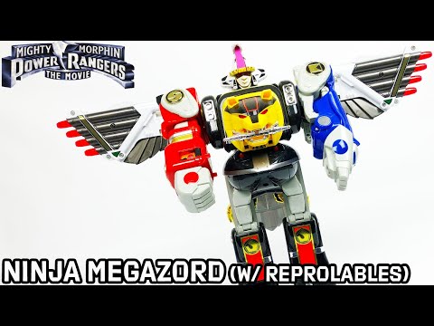Ninja Megazord Review (w/ Reprolabel Stickers) - Mighty Morphin Power Rangers