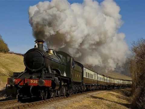TRAIN Sound Effects - Steam Train Start and Whistle