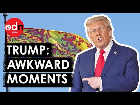 Awkward Moments You Missed From Donald Trump's UK State Visit