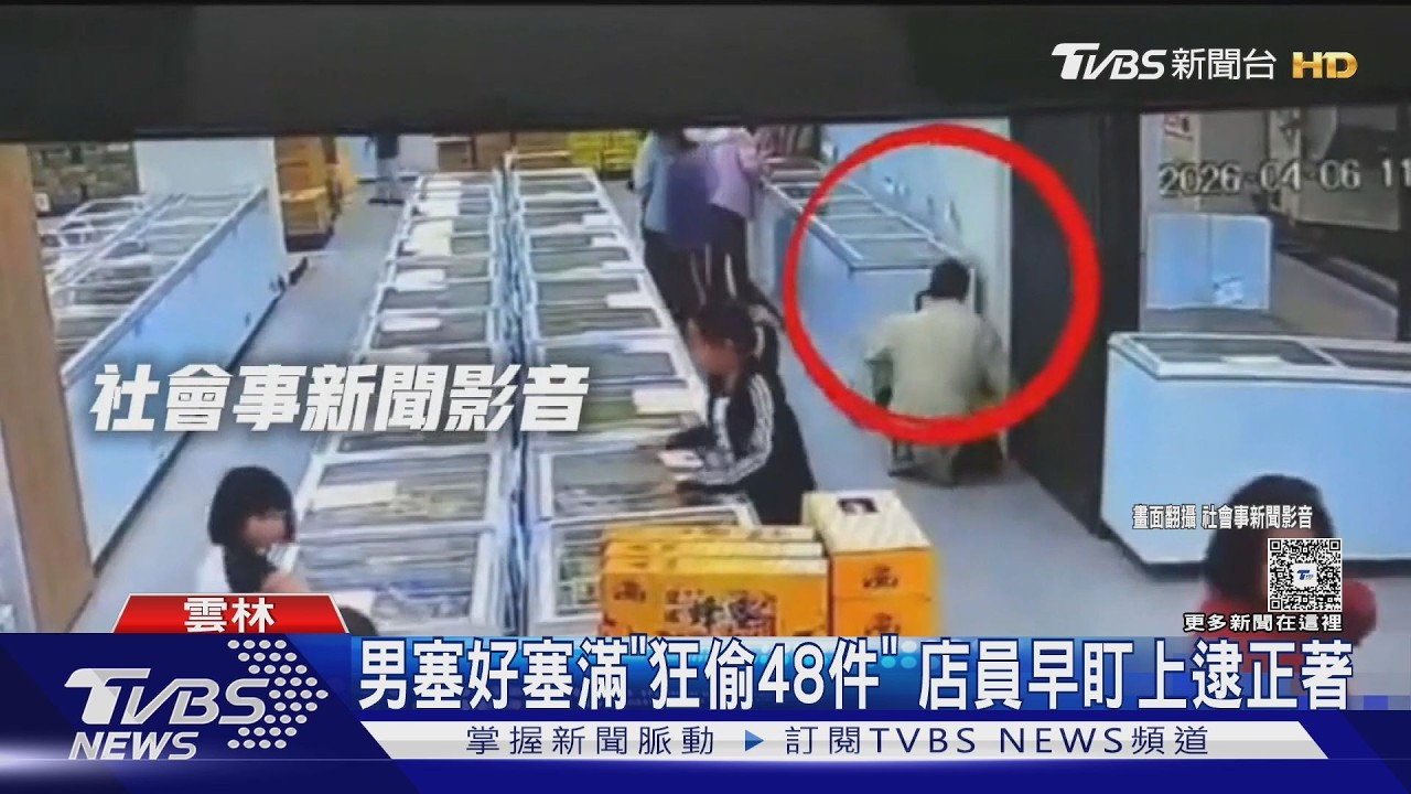 影音/慣竊塞48件商品進外套!店員早盯上「守株待兔」人贓俱獲