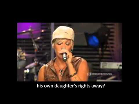 Pink - Dear Mr. President with lyrics