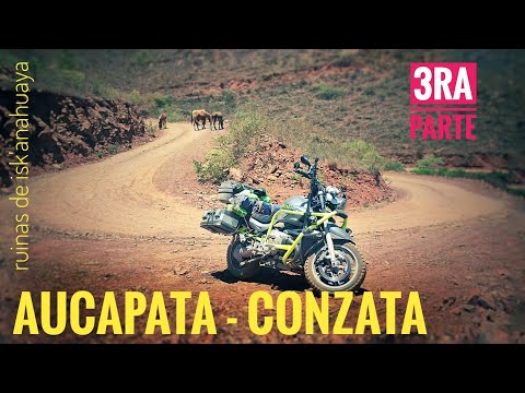 viaje en moto Aucapata - Conzata 3ra parte, ruinas de iskanahuaya