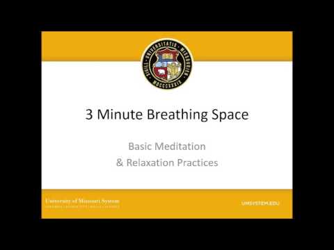 Three Minute Breathing Space