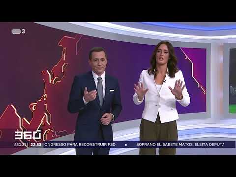 Maria Nobre e Alexandre Brito desmancham-se a rir no noticiário da RTP3