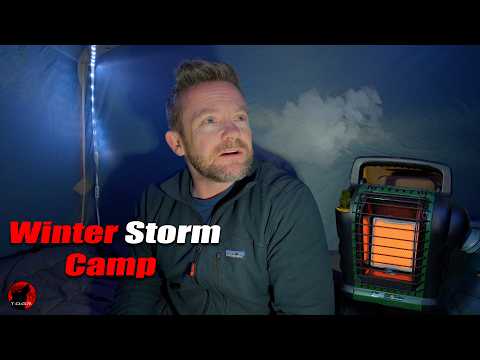 15F and Dropping - Heavy Snow Camping Adventure 