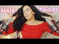 ASMR Ear To Ear Hair Brushing Relaxing Hair Play Softly Spoken Asmr Hair Tingles