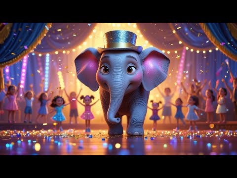 Ellie Elephant Dances on the Moon | Ellie Elefante Baila en la Luna 3D