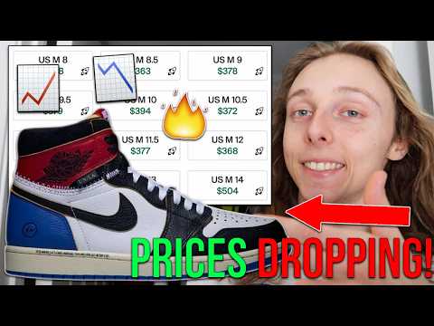 PRICES DROPPING📉! UNION LA X FRAGMENT X JORDAN 1S ARE DROPPING IN PRICE👀! (Time TO BUY?)