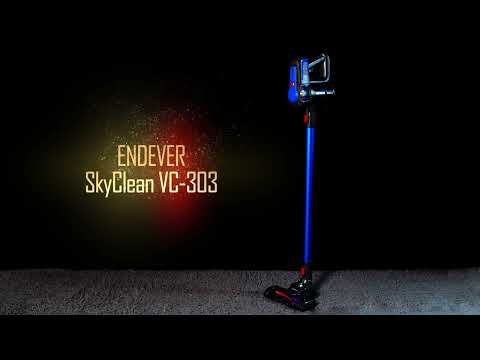 Миниатюра изображения товара Вертикальный пылесос Endever SkyClean VC-303 (синий/серый)