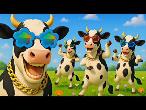 FUNNY COW DANCE 😂 │Cow Song & Cow Videos 2025 | Cow dance mix | funny dancing cow | mooing cow |moo