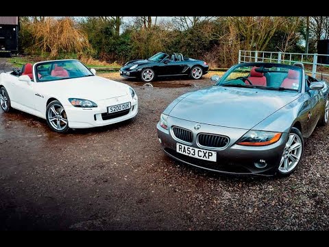 Top Gear - BMW Z4 vs Boxster vs S2000 + POWER laps