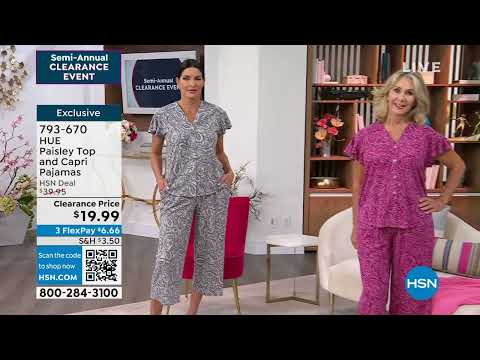 HSN | Semi-Annual HUE Loungewear Clearance 06.29.2023 - 11 AM
