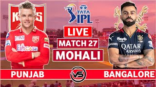 PBKS vs RCB Live Scores & Commentary | Punjab Kings vs Royal Challengers Bangalore Live Scores