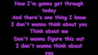 Simple Plan - Don&#39;t wanna think about you