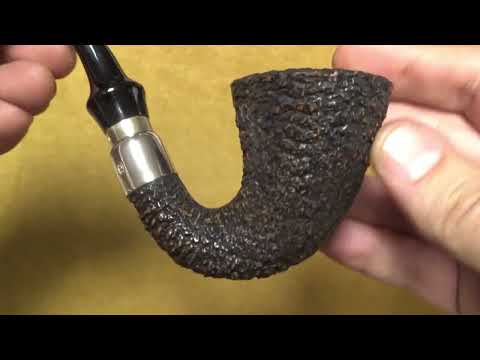 Pipa Brebbia First Calabash Rocciata - filtro 9mm