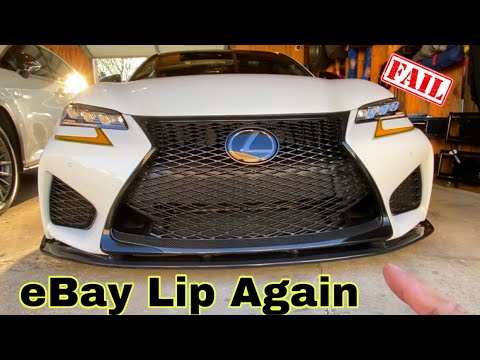 Another Cheap Ebay Lip Install For My Lexus GsF