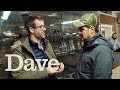 The Joy Of Techs | Marcus Brigstocke and Alexis Conran Visit Preppers Shop | Dave
