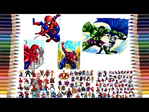 SUPERHERO Coloring Pages | Monthly Collection (November 2021) [NCS Release]