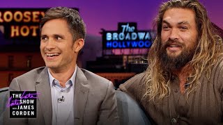 The Late Late Show w/ James Corden - Jason Momoa Has Gael Garcia Bernal & James Feeling Smaller (10.11.17)