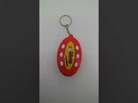 Fart Button Keychain