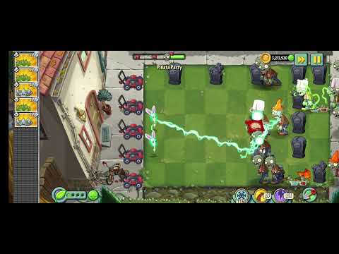 13082025 pinata party !!! Daily pinata party videos !!! Pvz2 plants vs zombies 2 