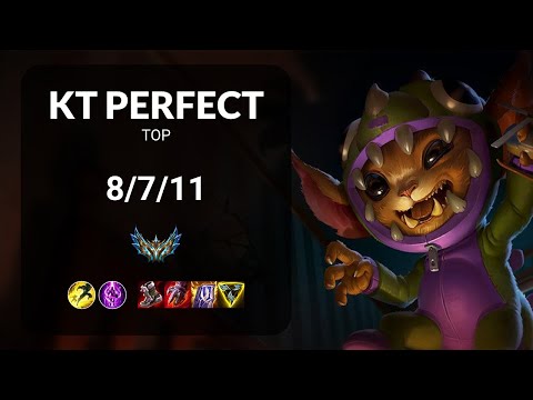 KT PerfecT Gnar vs Camille TOP - KR CHALLENGER Patch 14.15