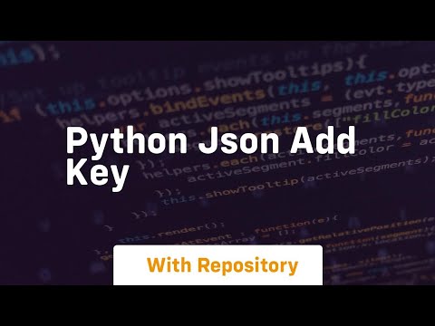 Python Json Add Key