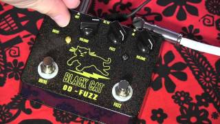 Video thumbnail for Black Cat Pedals OD FUZZ guitar pedal demo with RS GUITARWORKS Tele by gearmanndude