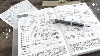 Weekly Plan With Me: A Very Social Week 😐 | Hobonichi Cousin