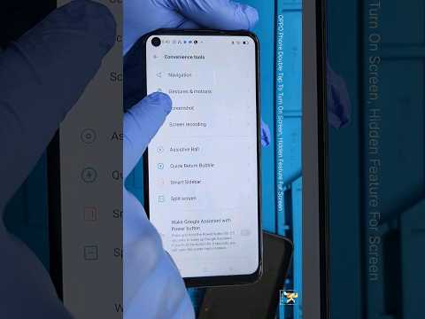 Double tap to turn on screen setting tips and tricks #oppo #smartphone #mobile #oppoa54