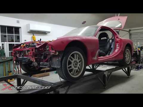 Twin Turbo Full Billet 4 Rotor FD RX7 First start up