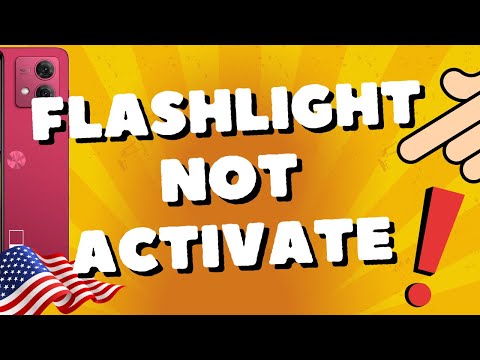 Why does the flashlight not activate when shaking Motorola Moto G54 5G, G84, G73, G53, and Edge 40