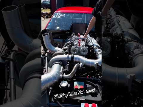 Billet 2jz Launch 2500hp #2jz #turbo