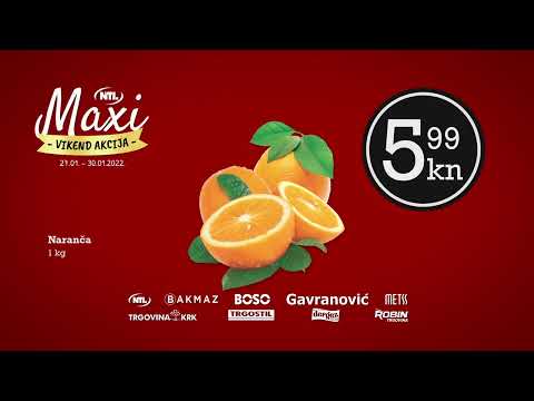 MAXI VIKEND AKCIJA 27.01. - 30.01.2022.