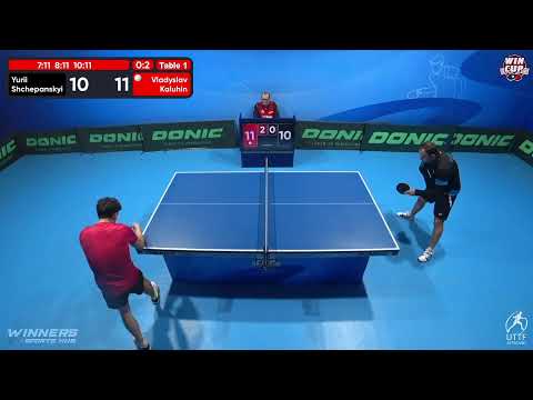 17:00 Yurii Shchepanskyi 0-3 Vladyslav Kaluhin West 3 WIN CUP 31.10.2022 | TABLE TENNIS WINCUP