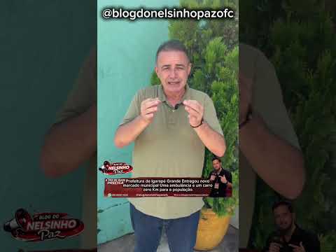 Reportagem completa da inauguração do mercado municipal de Igarapé Grande-Ma.