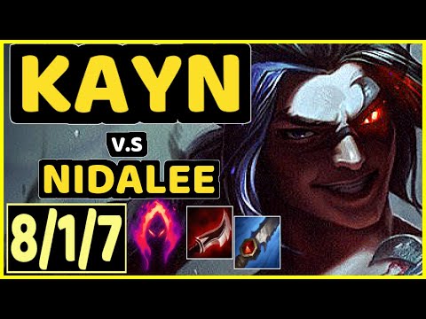 MAGIFELIX (KAYN) vs NIDALEE - 8/1/7 KDA JUNGLE GAMEPLAY - EUW Ranked GRANDMASTER