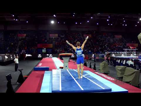 KUZOVKOV Konstantin (GEO) - 2019 Artistic Worlds, Stuttgart (GER) - Qualifications Vault 1